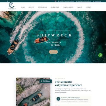 Shipwreck Boat By Nicol